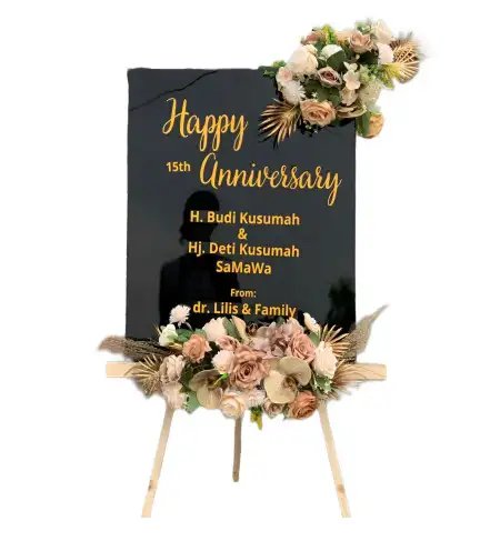 Papan Bunga Akrilik Guwotirto